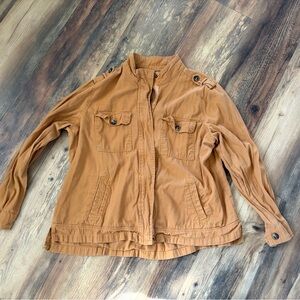 Maurices Women's Utility Jacket in Rust Tan